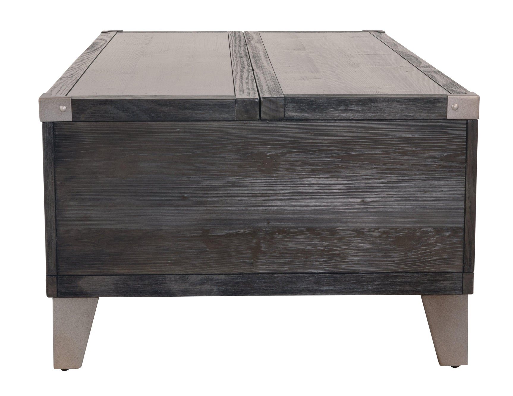 Todoe Dark Gray Coffee Table With Lift Top - Ella Furniture