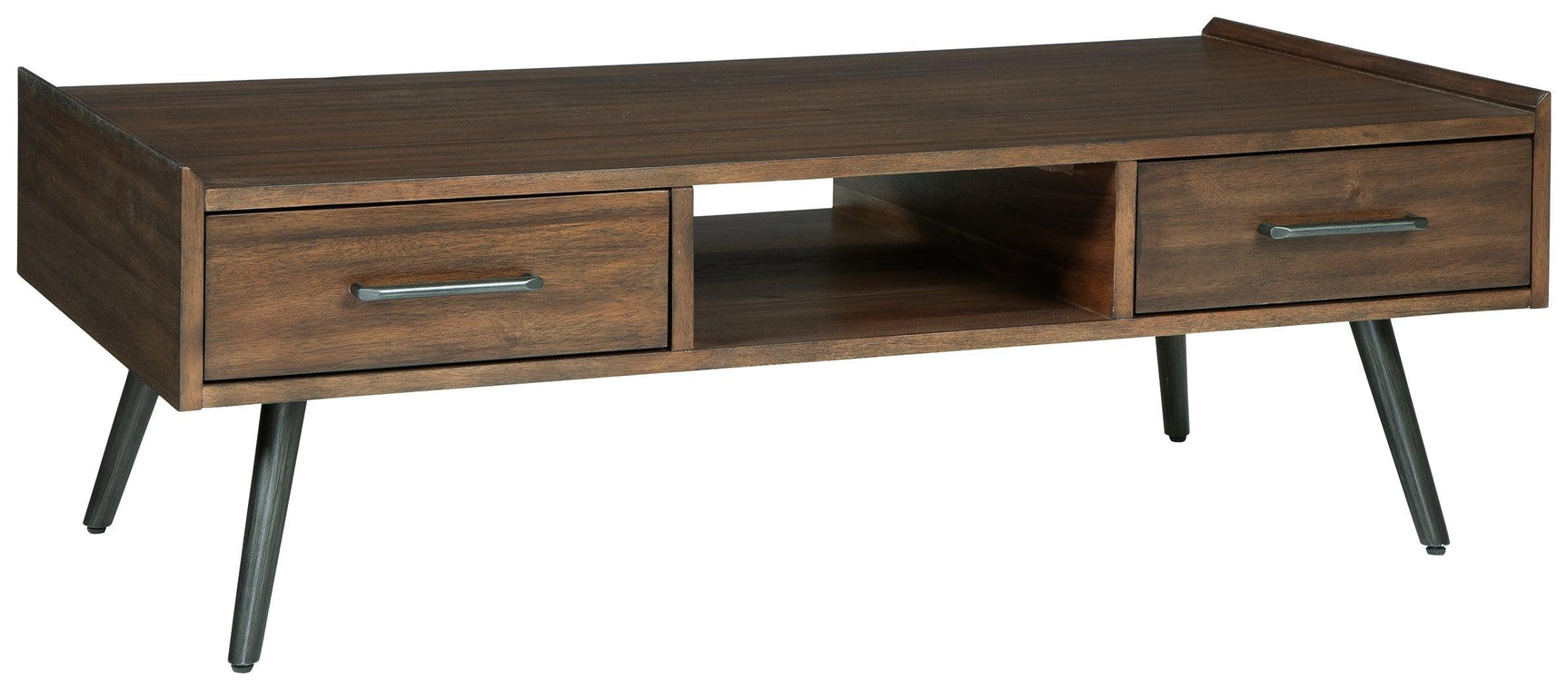 Calmoni Brown Coffee Table - Ella Furniture