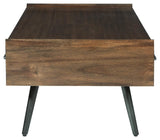 Calmoni Brown Coffee Table - Ella Furniture