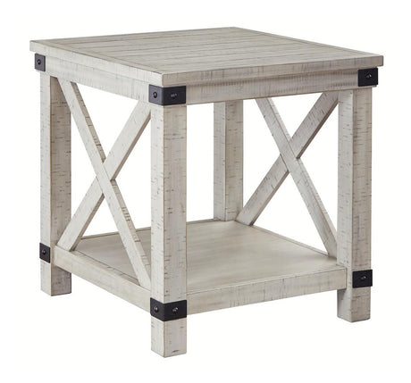 Carynhurst Whitewash End Table - Ella Furniture