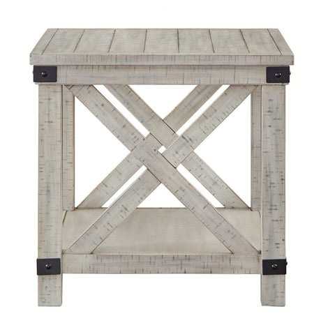 Carynhurst Whitewash End Table - Ella Furniture