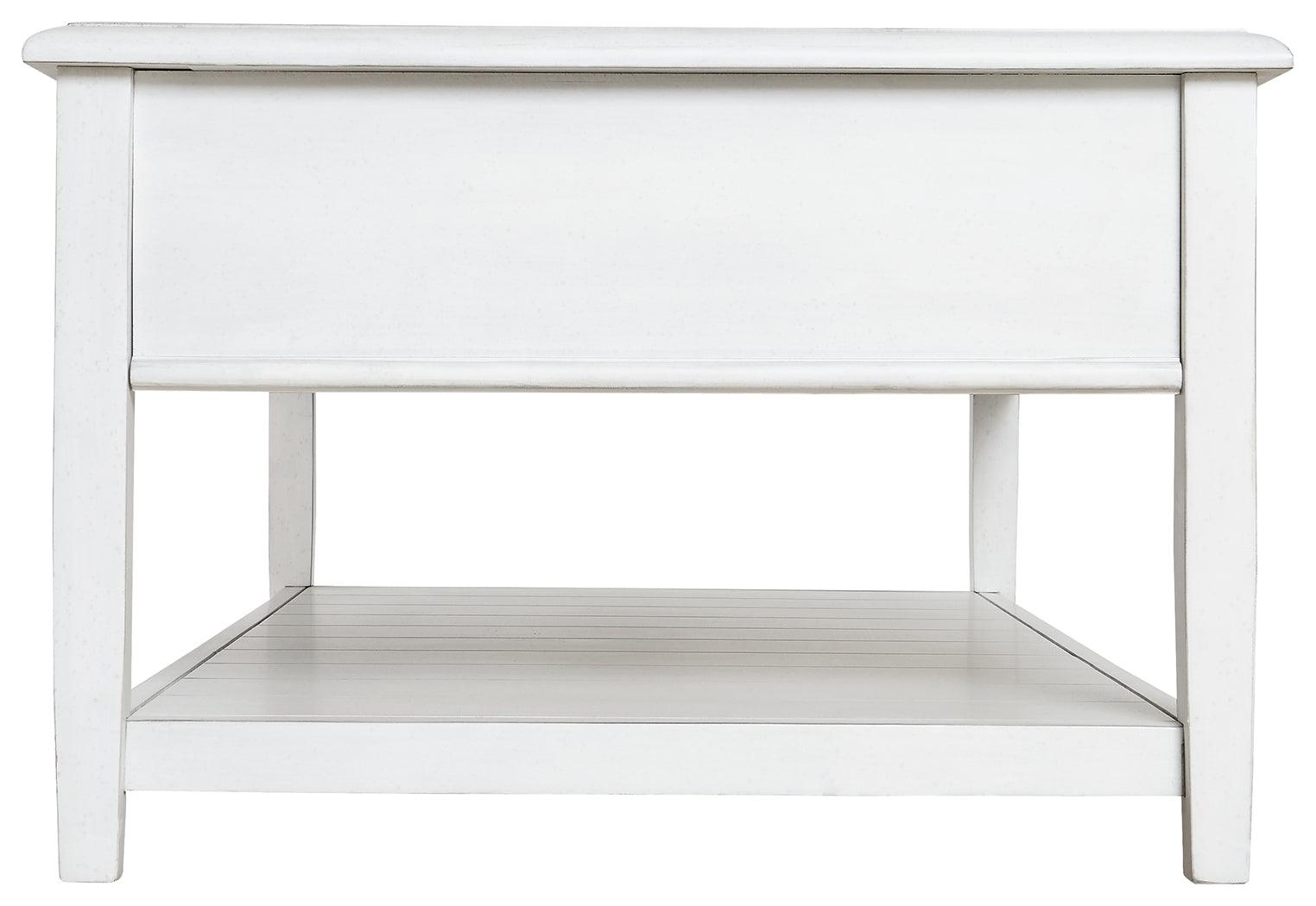 Kanwyn Whitewash Coffee Table - Ella Furniture