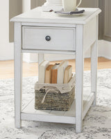 Kanwyn Whitewash End Table - Ella Furniture