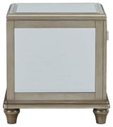 Chevanna Platinum End Table - Ella Furniture