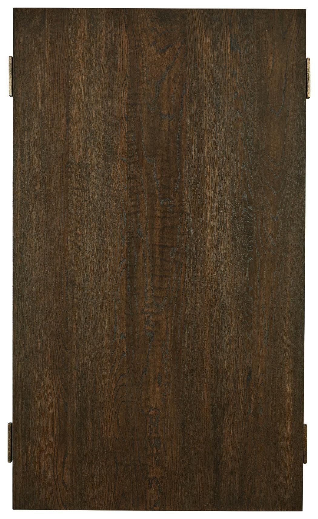 Balintmore Brown/gold Finish Coffee Table - Ella Furniture