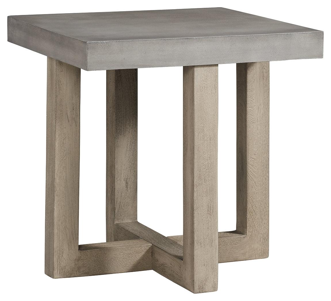 Lockthorne Gray End Table - Ella Furniture