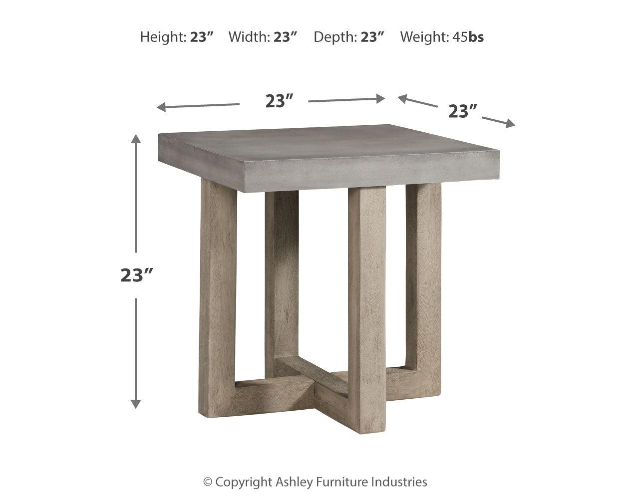 Lockthorne Gray End Table - Ella Furniture