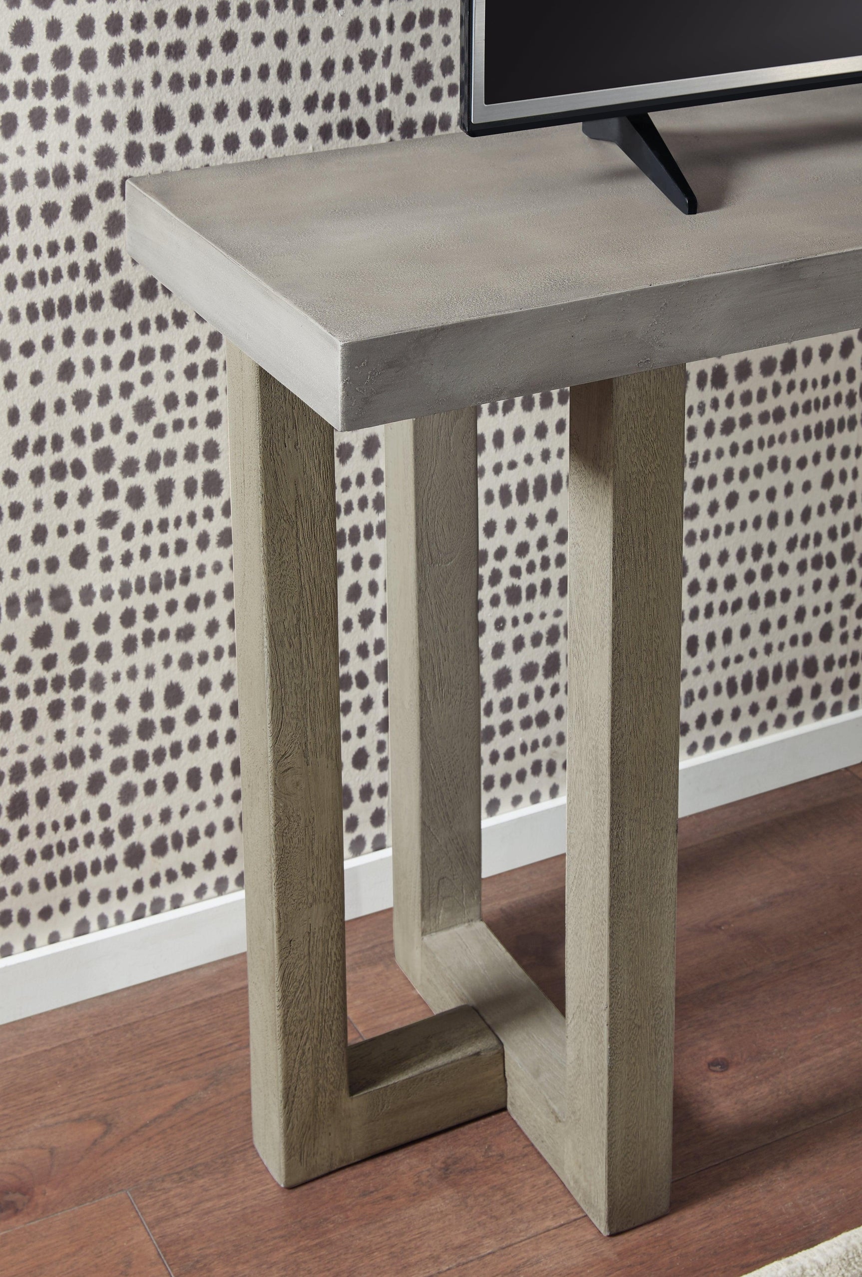 Lockthorne Gray Sofa/console Table - Ella Furniture