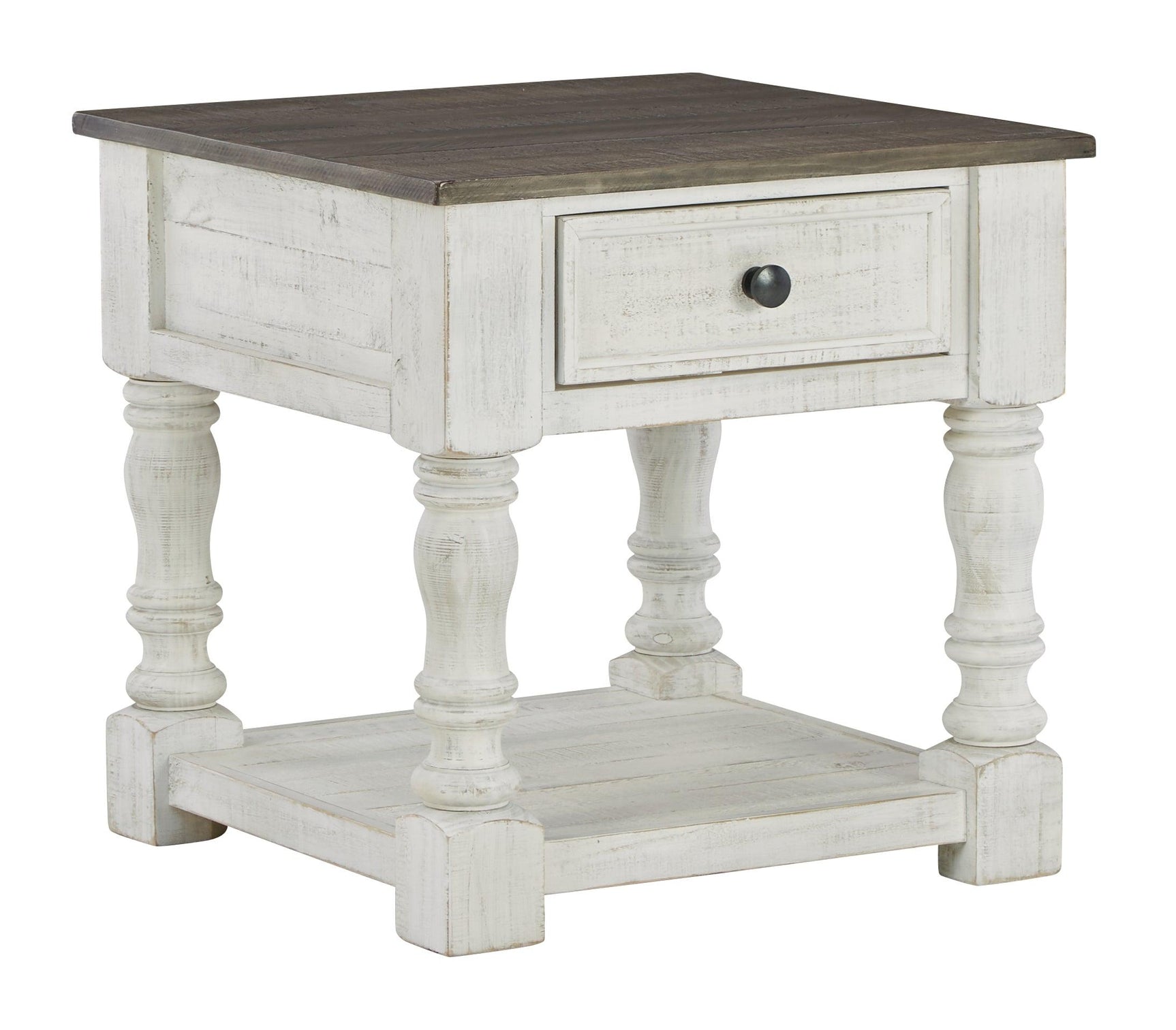 Havalance White/Gray Coffee Table With 2 End Tables - Ella Furniture