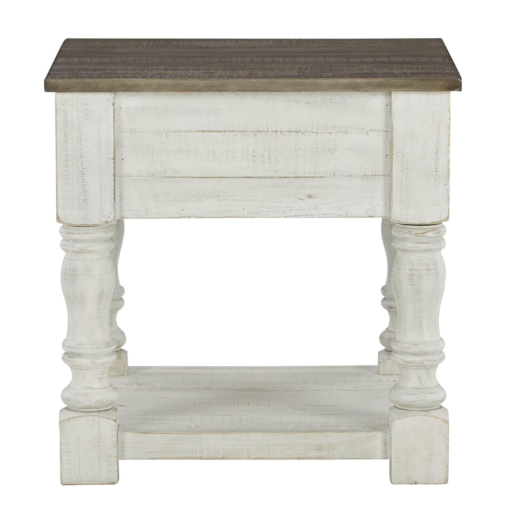 Havalance White/Gray End Table - Ella Furniture