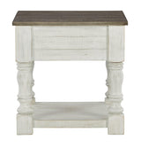 Havalance White/Gray Coffee Table With 2 End Tables - Ella Furniture