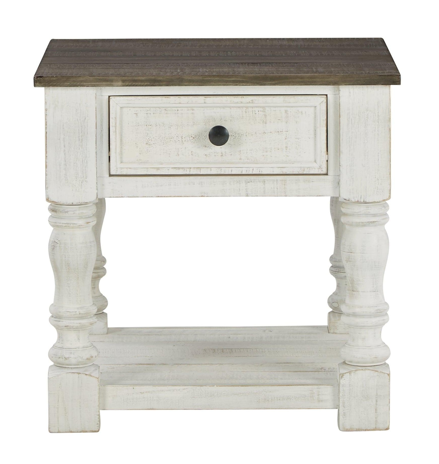 Havalance White/Gray Coffee Table With 2 End Tables - Ella Furniture