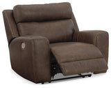 Roman Umber Power Recliner - Ella Furniture