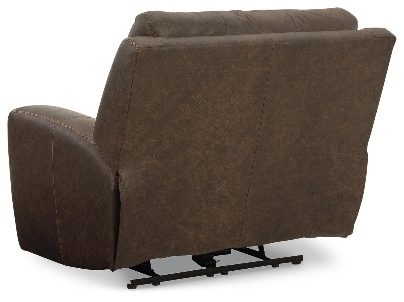 Roman Umber Power Recliner - Ella Furniture