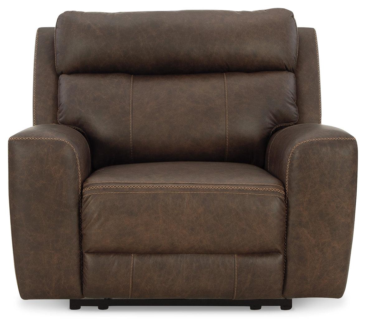 Roman Umber Power Recliner - Ella Furniture