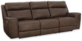 Roman Umber Power Reclining Sofa - Ella Furniture