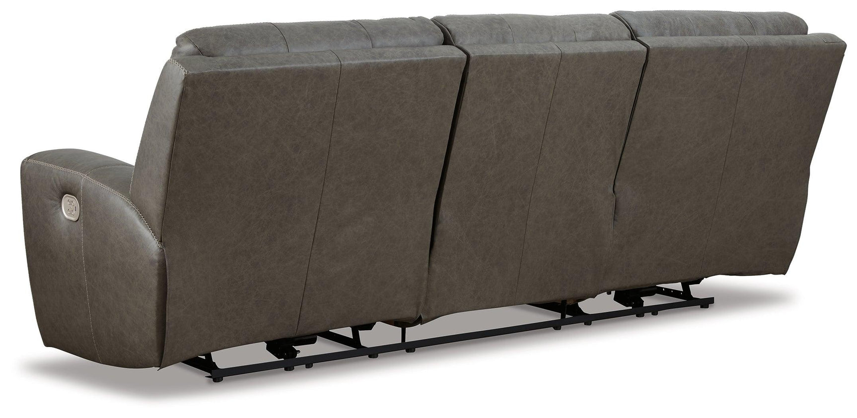 Roman Smoke Power Reclining Sofa - Ella Furniture