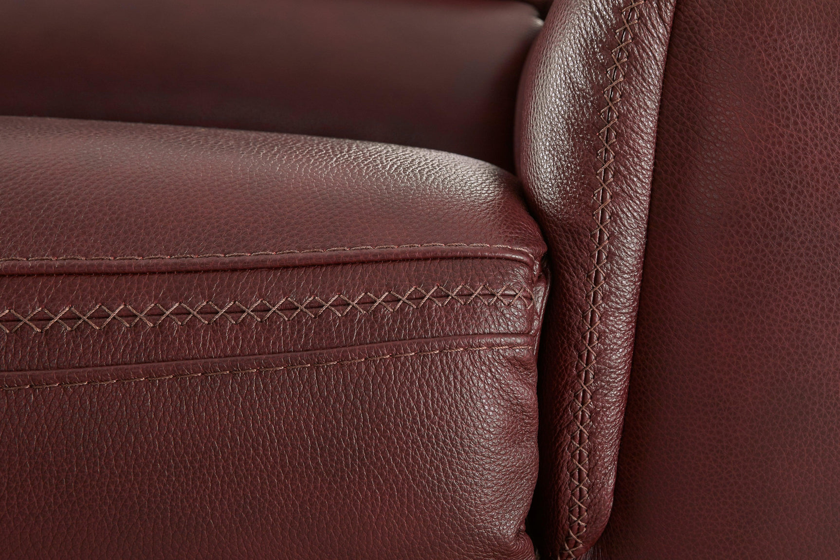 Alessandro Garnet Power Recliner - Ella Furniture