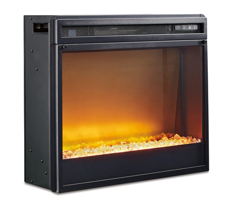 Entertainment Accessories Black Electric Fireplace Insert - Ella Furniture