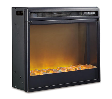 Entertainment Accessories Black Electric Fireplace Insert - Ella Furniture