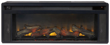 Entertainment Accessories Black Fireplace Insert - Ella Furniture