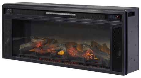 Entertainment Accessories Black Fireplace Insert - Ella Furniture