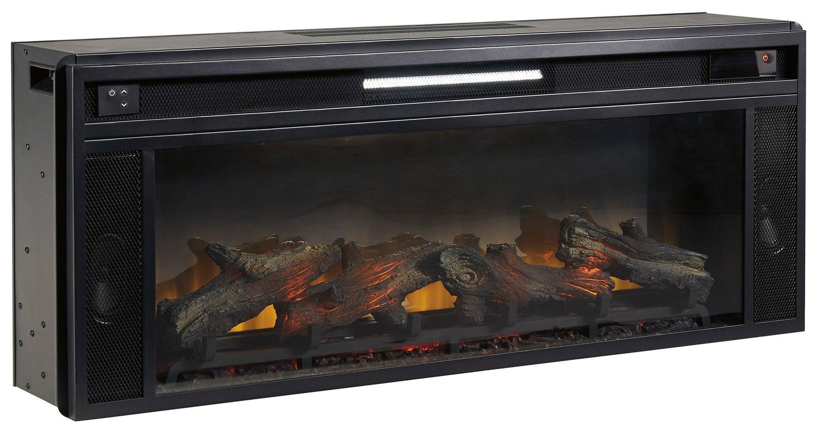 Entertainment Accessories Black Fireplace Insert - Ella Furniture