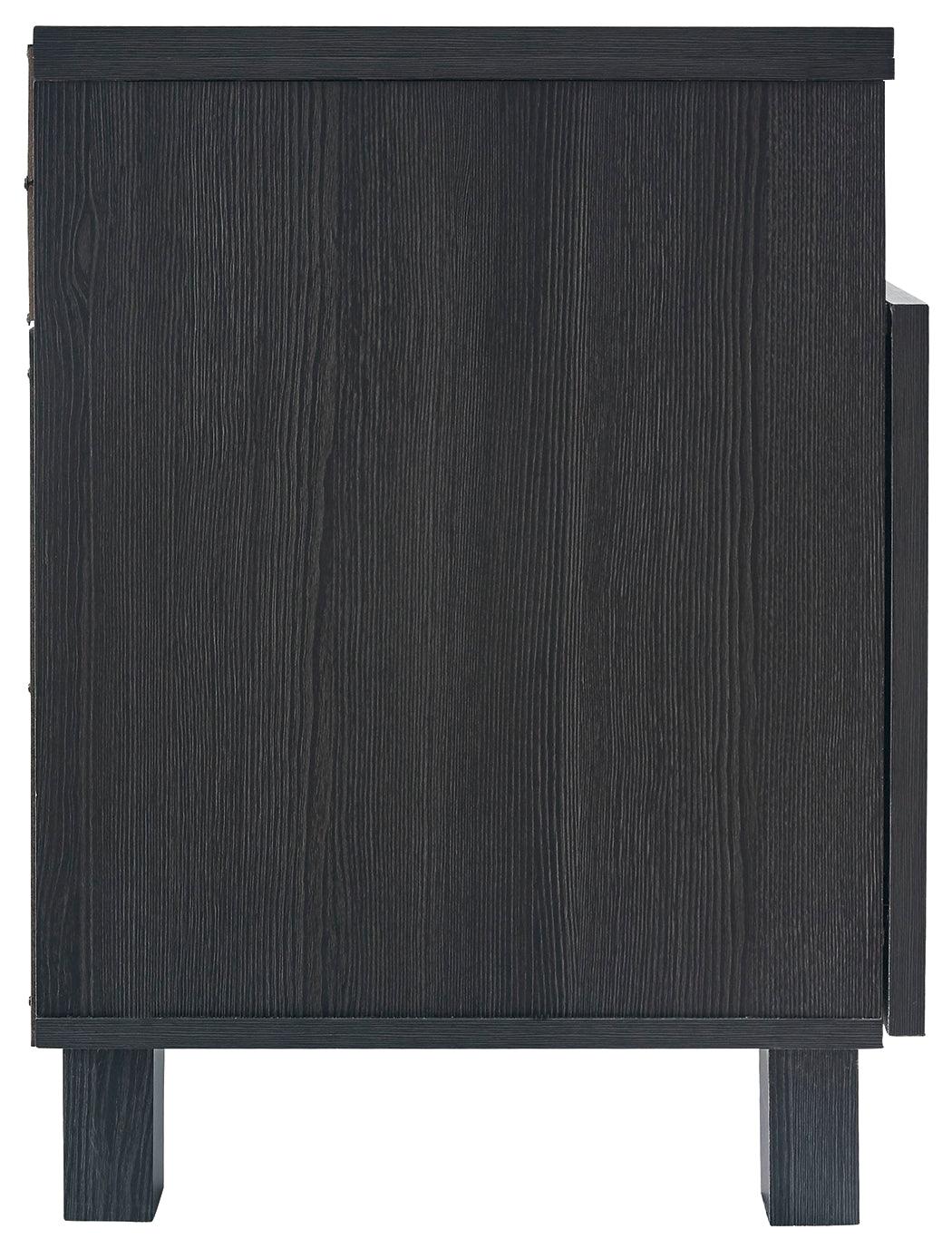 Yarlow Black 70" Tv Stand - Ella Furniture