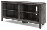 Arlenbry Gray Corner Tv Stand W275-56 - Ella Furniture