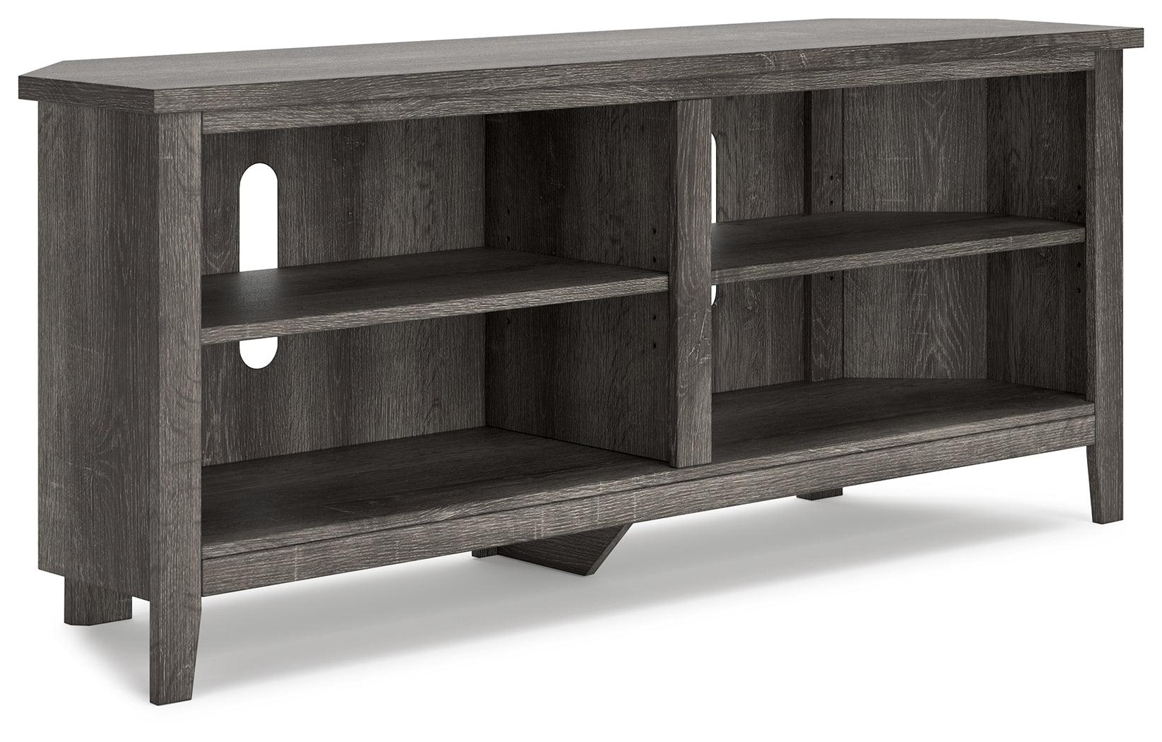 Arlenbry Gray Corner Tv Stand W275-56 - Ella Furniture