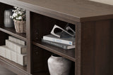 Camiburg Warm Brown Corner Tv Stand - Ella Furniture