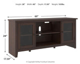 Camiburg Warm Brown 60" Tv Stand - Ella Furniture