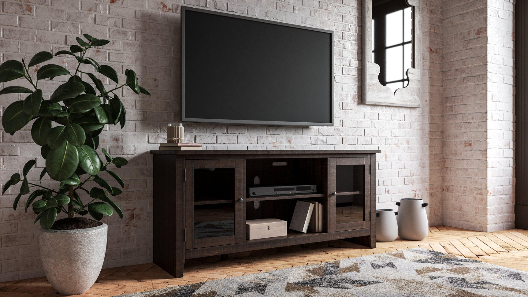 Camiburg Warm Brown 60" Tv Stand - Ella Furniture