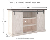 Dorrinson Two-tone 54" Tv Stand - Ella Furniture