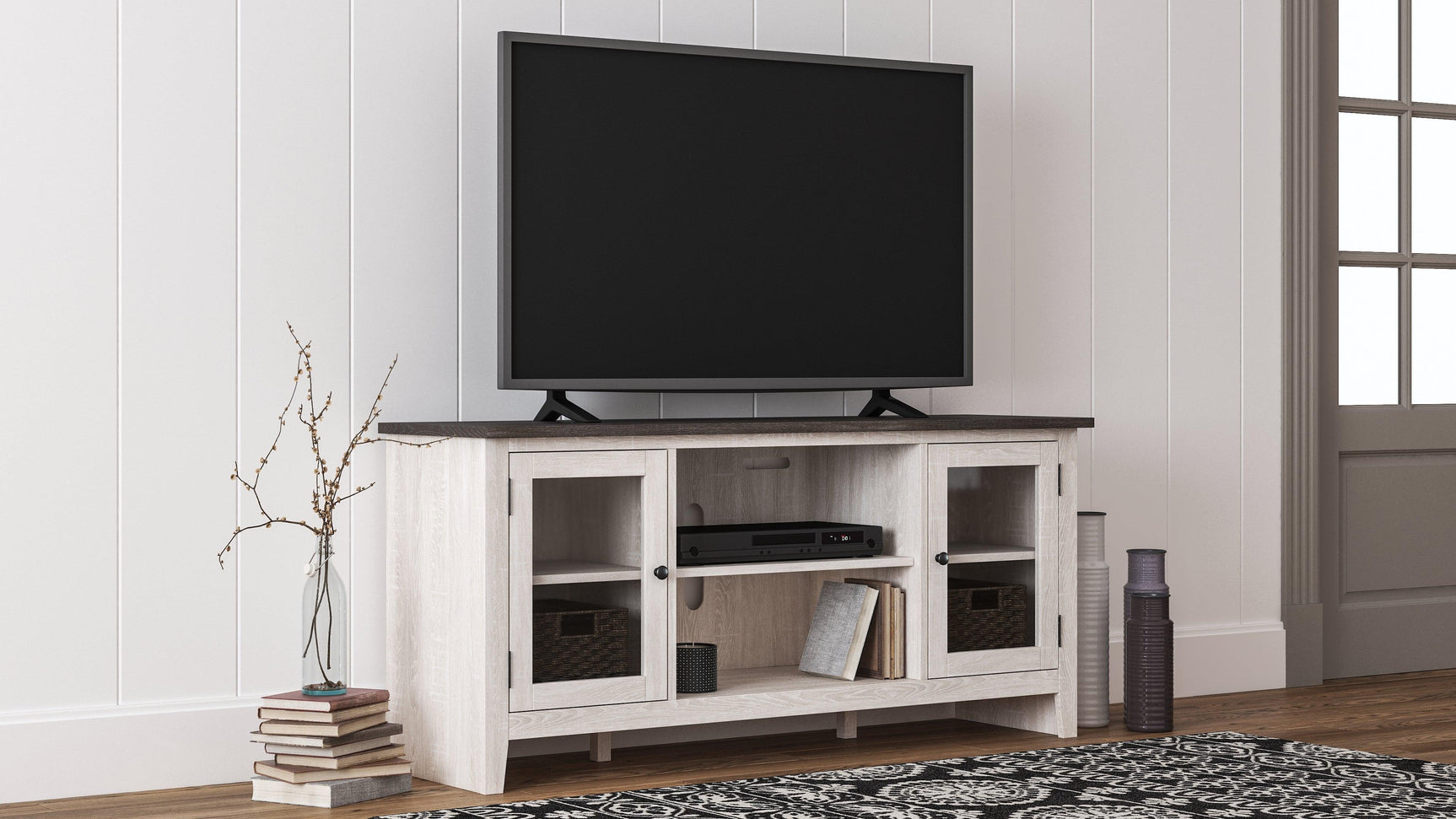 Dorrinson Two-tone 60" Tv Stand - Ella Furniture