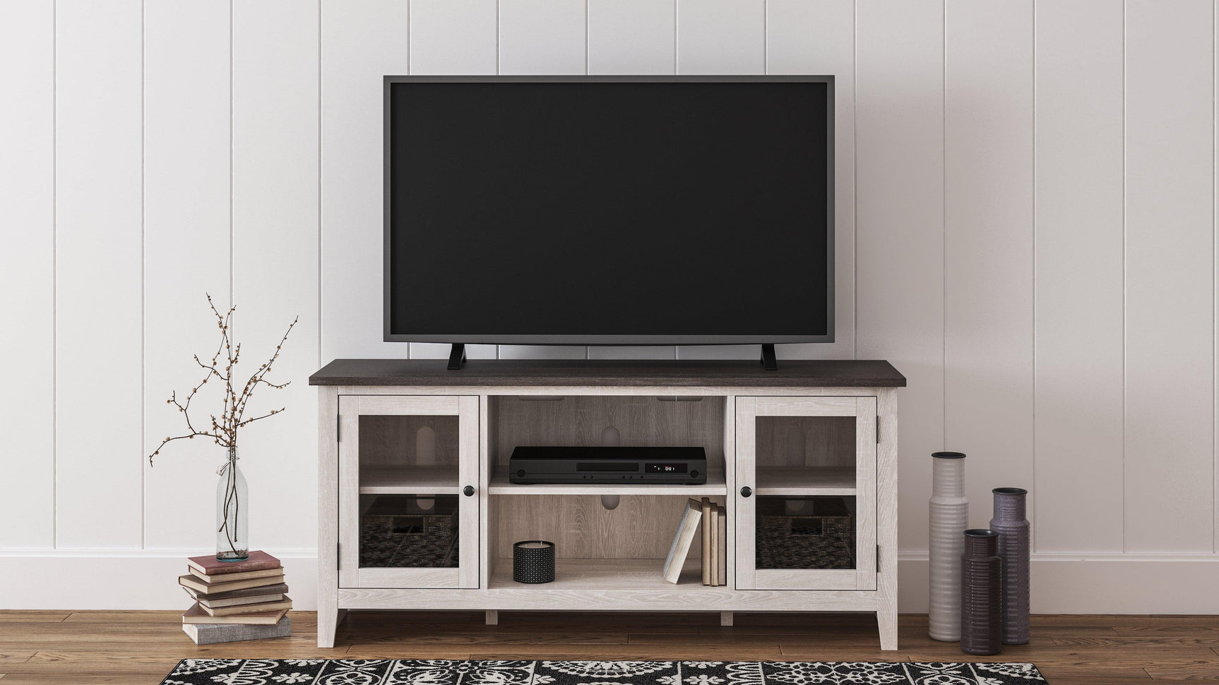 Dorrinson Two-tone 60" Tv Stand - Ella Furniture