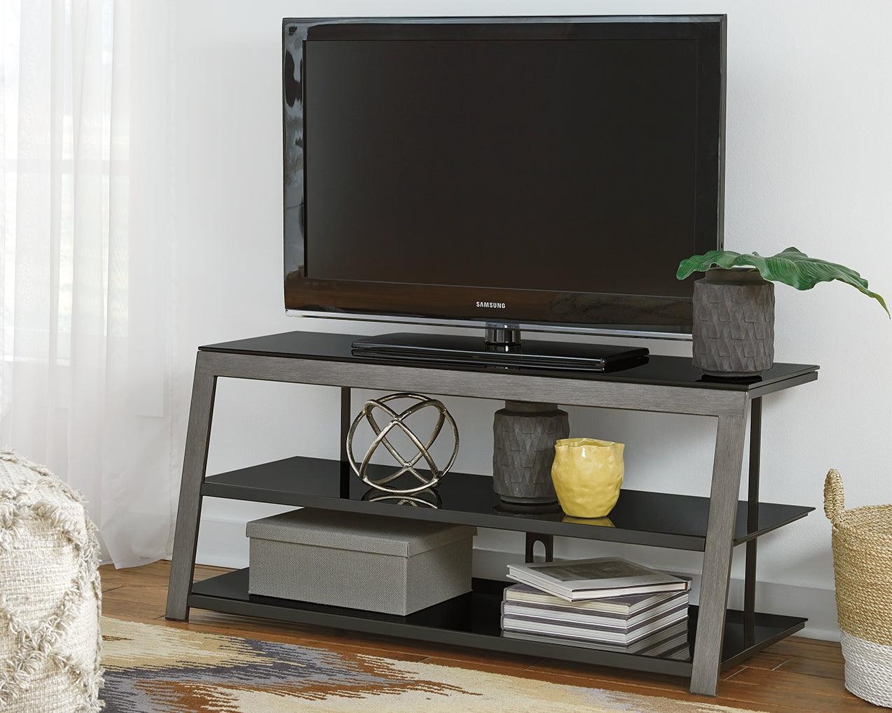 Rollynx Black 48" Tv Stand - Ella Furniture