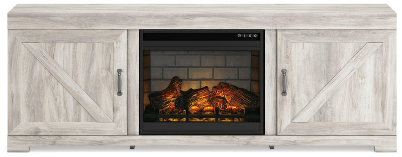 Willowton 72" Tv Stand With Electric Fireplace - Ella Furniture
