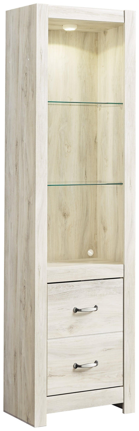 Bellaby Whitewash 4-Piece Entertainment Center - Ella Furniture