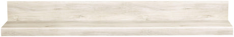 Bellaby Whitewash 4-Piece Entertainment Center With Fireplace - Ella Furniture