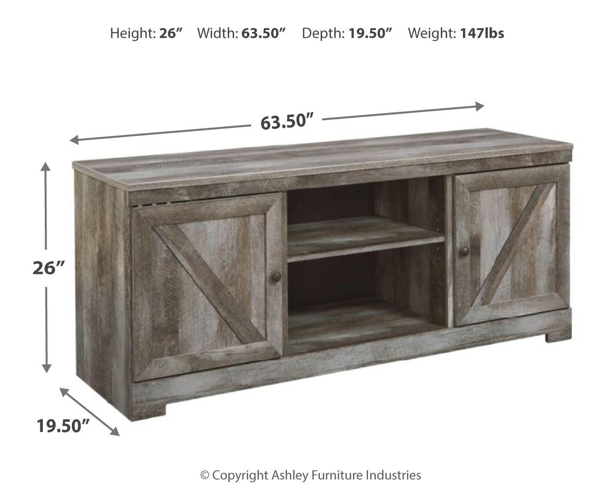 Wynnlow Gray 63" Tv Stand - Ella Furniture