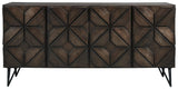 Chasinfield Dark Brown 72" Tv Stand - Ella Furniture