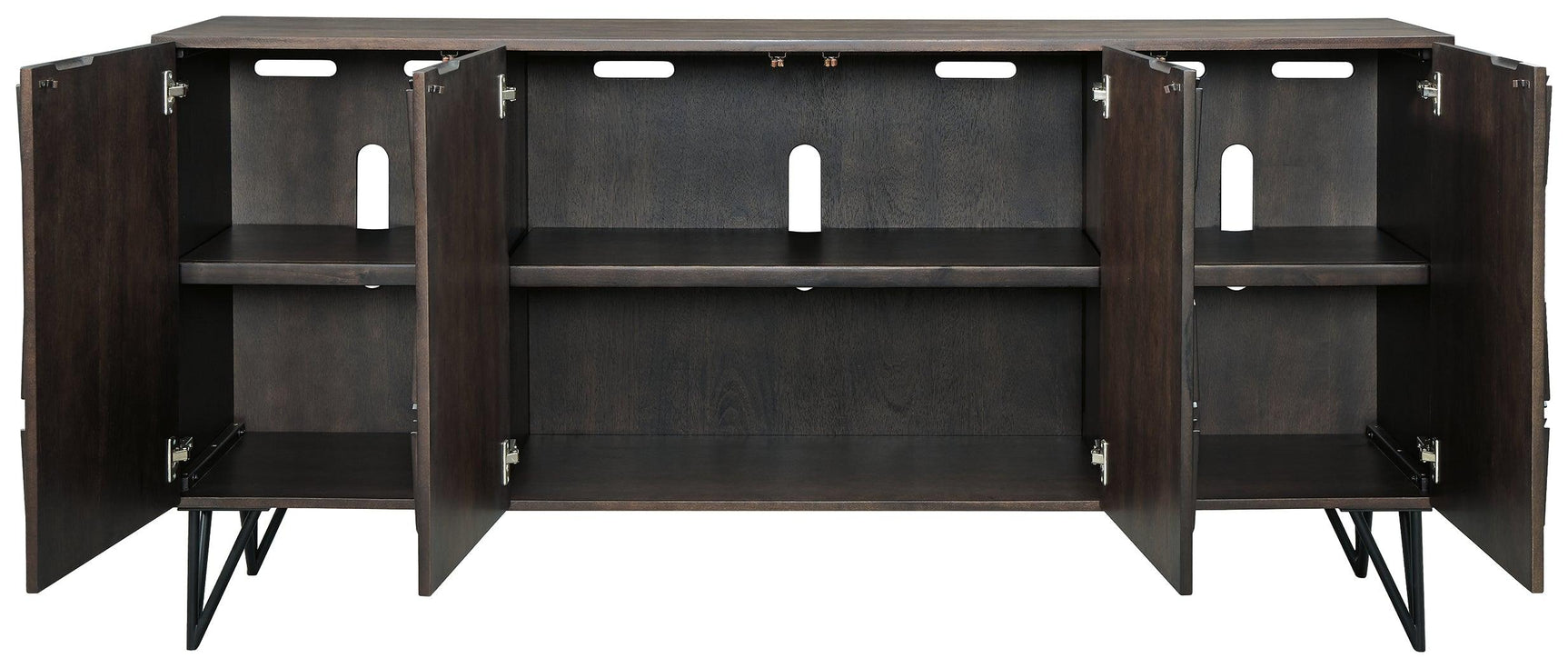 Chasinfield Dark Brown 72" Tv Stand - Ella Furniture