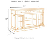 Roddinton Dark Brown 72" Tv Stand - Ella Furniture