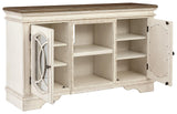 Realyn Chipped White 62" Tv Stand - Ella Furniture