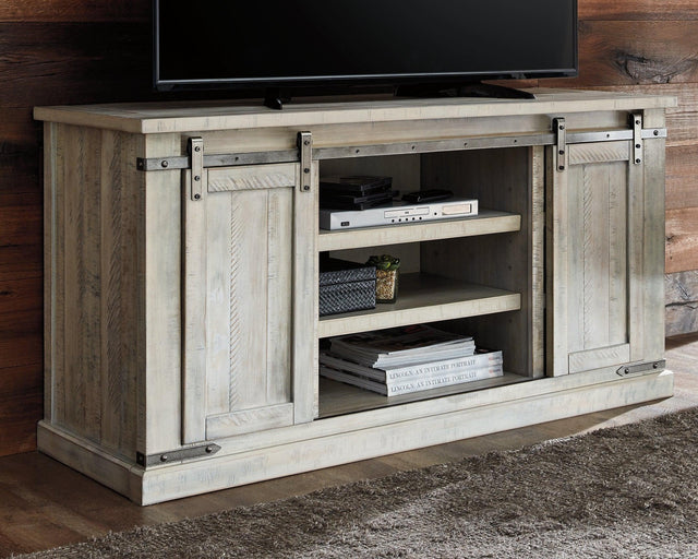 Carynhurst Whitewash 60" Tv Stand - Ella Furniture