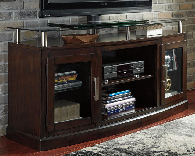 Chanceen Dark Brown 60" Tv Stand - Ella Furniture