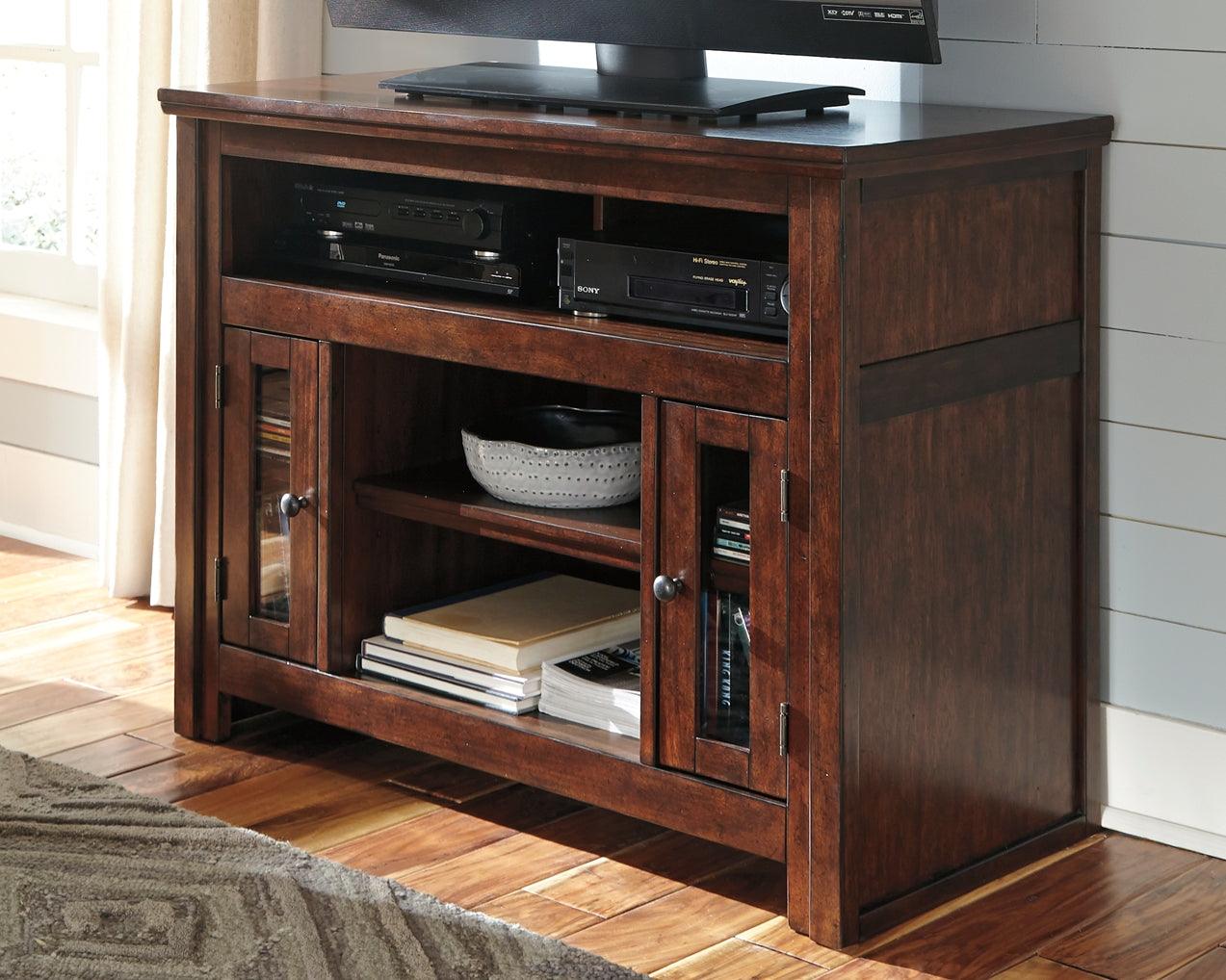 Harpan Reddish Brown 42" Tv Stand - Ella Furniture