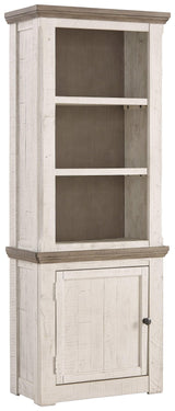 Havalance Two-tone Left Pier Cabinet - Ella Furniture