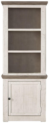 Havalance Two-tone Right Pier Cabinet - Ella Furniture